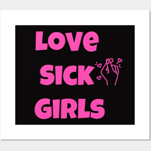 Love Sick Girls Posters and Art